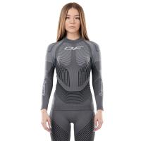 Dragonfly Термофутболка DF 3DThermo Grey с длинным рукавом Woman в Кемерове
