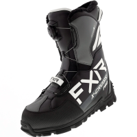 FXR Ботинки снегоходные X-Cross Pro BOA с утеплителем Black/White в Кемерове