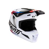 Leatt Шлем кроссовый Moto 2.5 Helmet Black/White 2024 в Кемерове