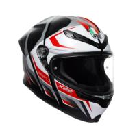AGV Шлем K6 S 2206 Karve Matt Black/White/Red в Кемерове