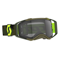 Scott Очки кроссовые Prospect LS kaki green/neon yellow light sensitive в Кемерове