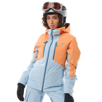 Dragonfly Куртка горнолыжная утепленная Gravity Woman 2025 Mock Orange-Light Blue в Кемерове