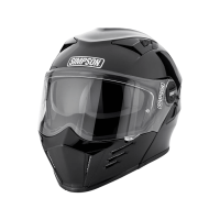 Simpson Шлем модуляр Darksome Gloss Black в Кемерове