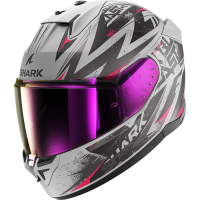 Shark Шлем D-Skwal 3 Blast-R Mat Silver/Violet/Black в Кемерове