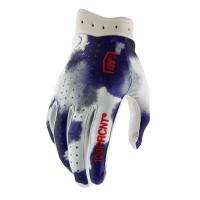100% Мотоперчатки текстильные ITrack Blue/White 2026 в Кемерове