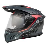 Oneal Шлем кроссовый со стеклом Sierra RS Echo красный/черный в Кемерове