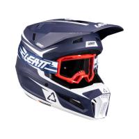 Leatt Шлем кроссовый детский 3.5 V26 Blue + очки Vizion 3.5 в Кемерове