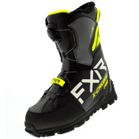 FXR Ботинки снегоходные X-Cross Pro BOA с утеплителем Black/Hi Vis в Кемерове