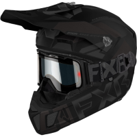 FXR Шлем Clutch Cold Stop QRS Electric 22 Black Ops в Кемерове