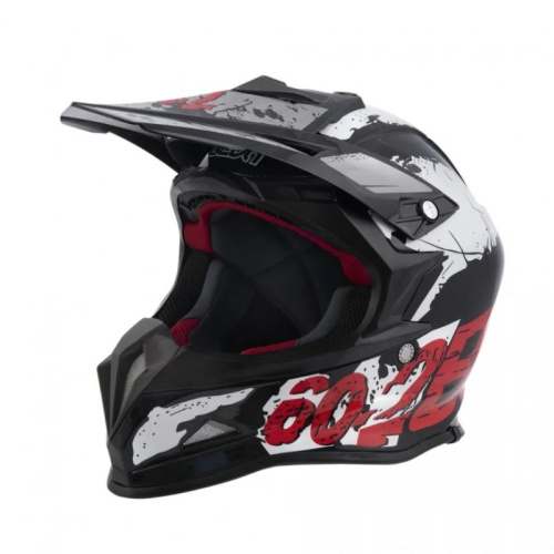 Beon Шлем B-602 Black White Red в Кемерове
