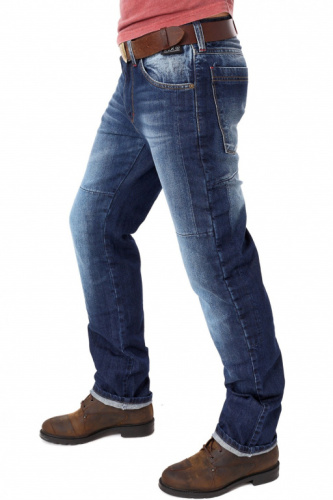 Starks Мотоджинсы мужские Spider Stretch Синие в Кемерове