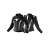 Shima Куртка Кожаная женская Miura 2.0 Black/White в Кемерове