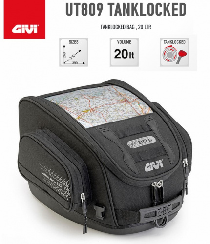 Givi Сумка на бак Tanklocked UT809 20л в Кемерове