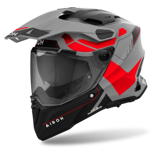 Airoh Шлем Commander 2 Reveal Red Fluo Matt в Кемерове