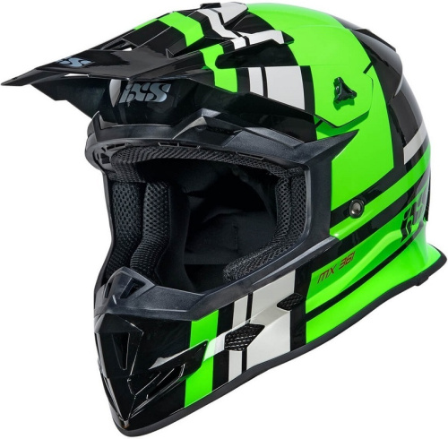 IXS Мотошлем iXS361 2.3 Черно-зеленый в Кемерове