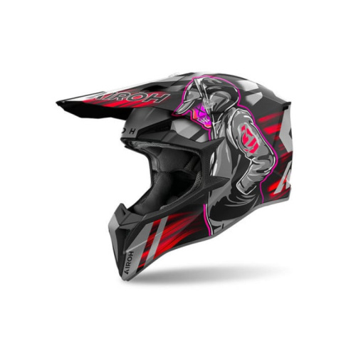 Airoh Шлем Wraaap Cyber Red Matt в Кемерове