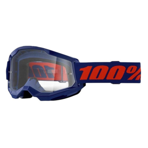 100% Очки Strata 2 Goggle Navy / Clear в Кемерове
