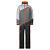 Scott Комбинезон детский DS Dryo Grey/Orange в Кемерове