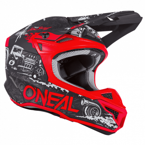 ONEAL Кроссовый шлем 5Series HR Черный/Красный в Кемерове