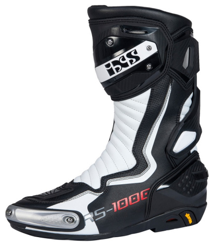 IXS Мотоботы RS-1000 черный/белый в Кемерове