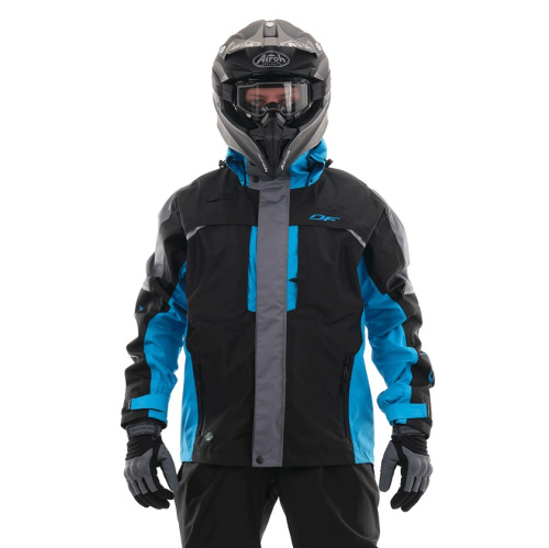 Dragonfly Куртка мембранная Quad Pro Black-Blue в Кемерове