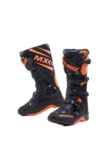 Starezzi Мотоботы Milano Black/Orange в Кемерове