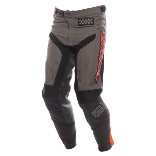 Fasthouse Брюки Grindhouse Pant Gray/Red в Кемерове