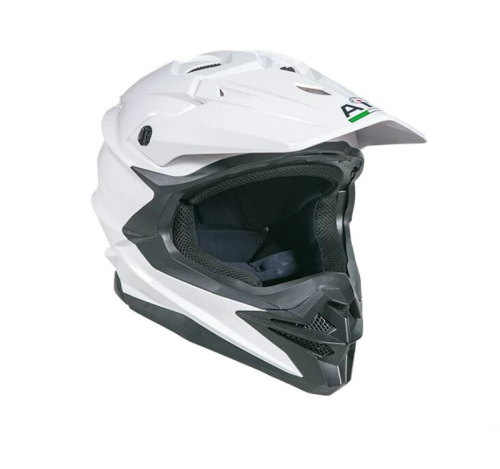 AiM Шлем кроссовый JK803 White Glossy в Кемерове