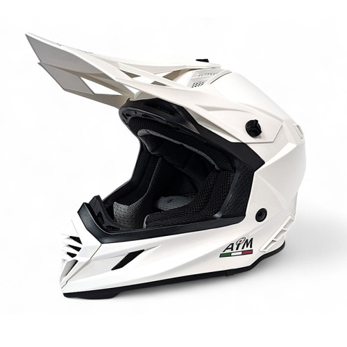AiM Шлем RH855 White Glossy в Кемерове