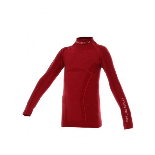 Brubeck Футболка на девушку Active Wool Бордовый в Кемерове