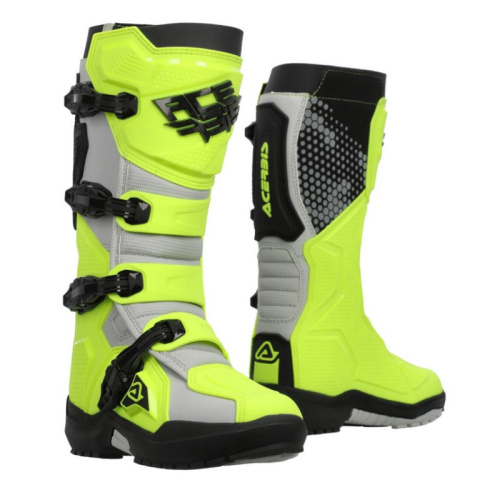 Acerbis Мотоботы кроссовые Artiglio Fluo Yellow/White в Кемерове