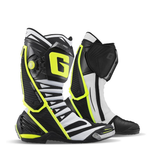 Gaerne Мотоботы GP1 Evo White/Black/Yellow в Кемерове