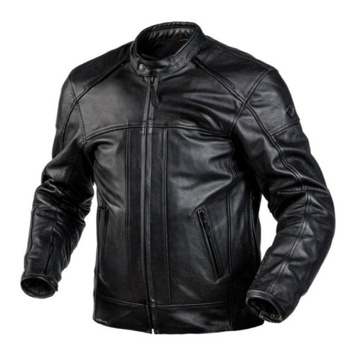 Scout куртка кожаная Daytona Waterproof Black в Кемерове