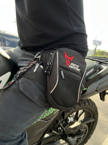 Motolike сумка на пояс красная в Кемерове