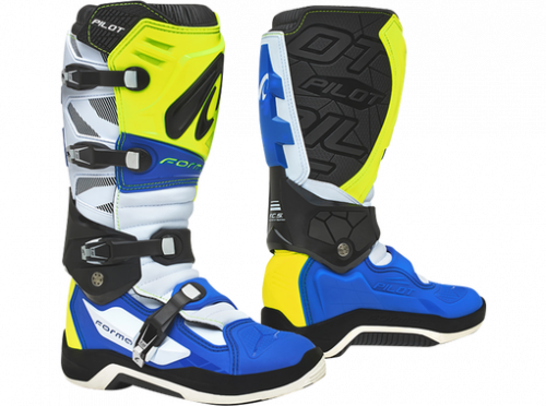 Forma Ботинки Pilot YellowFluo/White/Blue в Кемерове