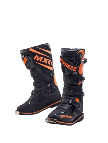 Starezzi Мотоботы Roma Black/Orange в Кемерове