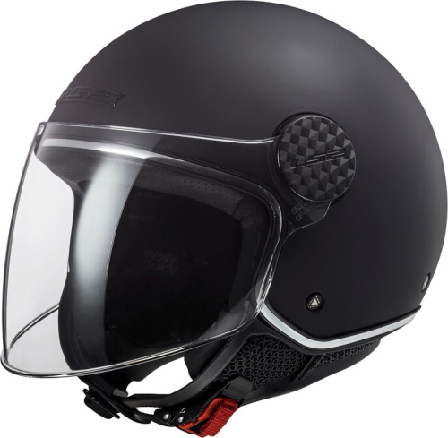 LS2 Мотошлем OF558 Sphere Lux Solid черный в Кемерове