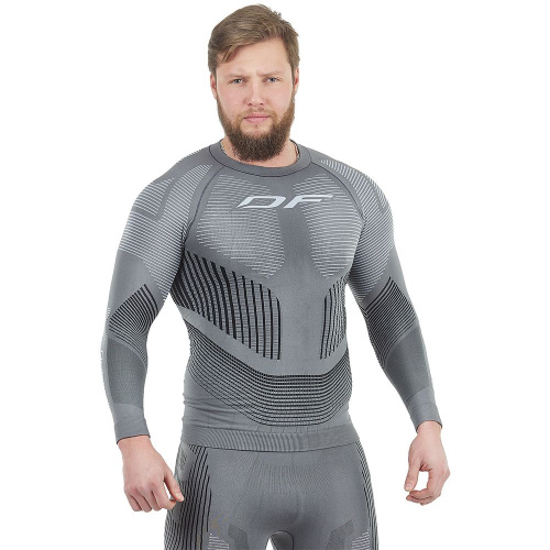 Dragonfly Термофутболка 3DThermo Grey с длинным рукавом в Кемерове