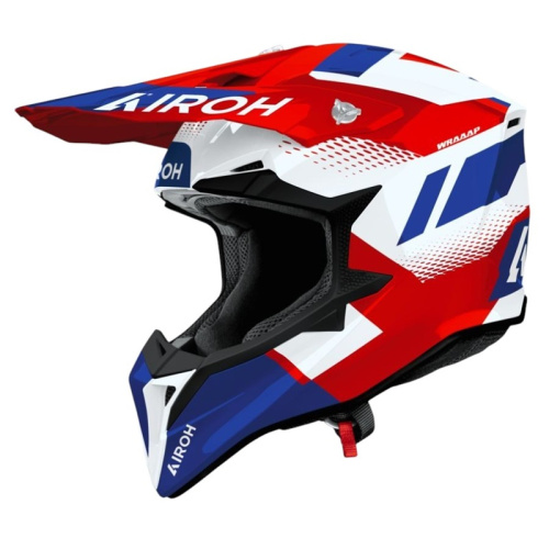 Airoh Шлем Wraaap Vision Red-Blue Gloss в Кемерове