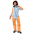 Dragonfly Комбинезон Gravity 2.0 Woman Light Blue - Mock Orange 2025 в Кемерове