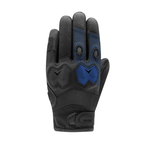 Racer Перчатки Blocks Black/Blue в Кемерове
