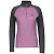 Scott Термокофта женская  Zip Defined Merino dark grey melange/cassis pink в Кемерове