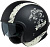 IXS Шлем Jet Helmet iXS 880 2.0 Черно-белый матовый в Кемерове