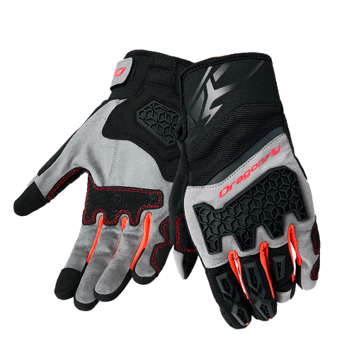 Dragonfly Перчатки DF Terrax Black - Grey в Кемерове