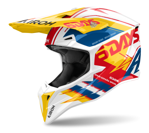 Airoh Мотошлем Wraaap Sixdays Spain 2024 Glossy в Кемерове