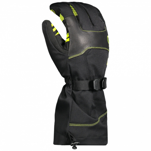 Scott Перчатки Cubrick Black/Lime-green в Кемерове