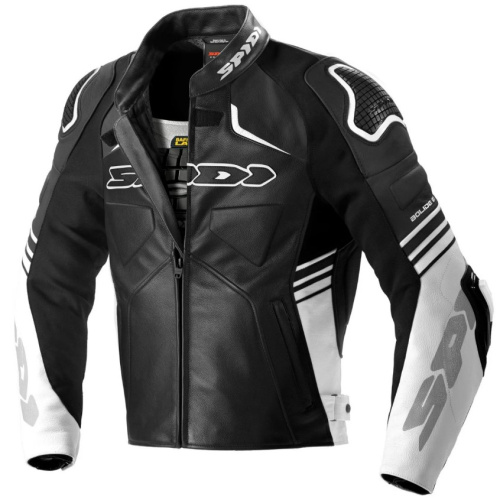 Spidi Куртка Bolide Leather Black/White в Кемерове