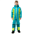 Dragonfly Зимний утепленный комбинезон Gravity Teenager Dark Green - Lime 2025 в Кемерове