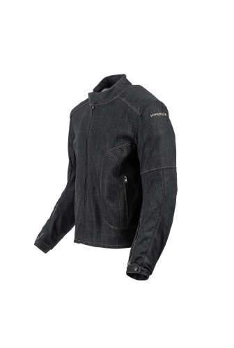 Hyperlook Мотокуртка джинсовая Lion denim Синий в Кемерове