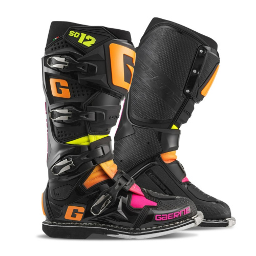 Gaerne Мотоботы SG-12 Black/Orange/Pink в Кемерове